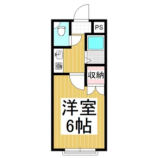 ベルメゾン【202号室】の間取り