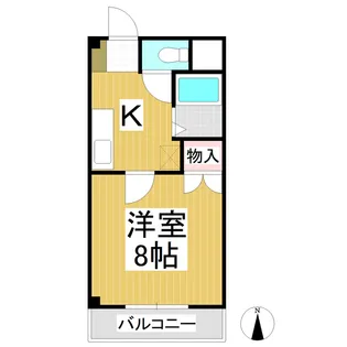 長野県長野市篠ノ井布施高田【マンション】の間取り