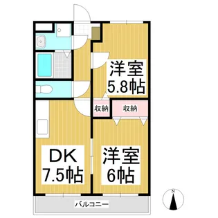 VIPマンション【202号室】の間取り
