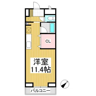 長野県長野市篠ノ井御幣川【マンション】の間取り