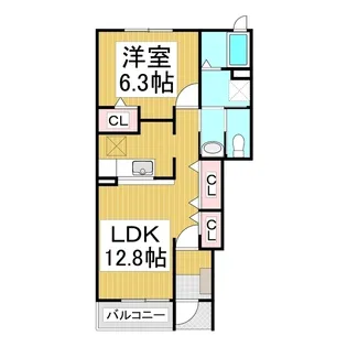 ベル・エポック【1階】の間取り