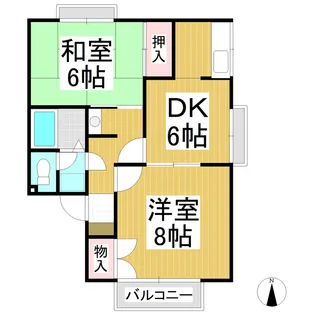 ドリームレジデンス氷鉋 C棟【1階】の間取り