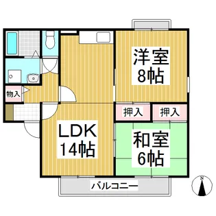 パストラル大塚 C棟【118号室】の間取り