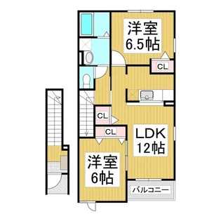 ブリッサ【2階】の間取り