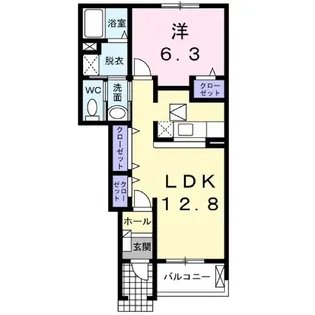 ブリッサ【1階】の間取り