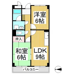 リンピアハピネス【303号室】の間取り