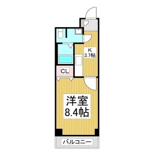 リバーサイドタワー RST【502号室】の間取り