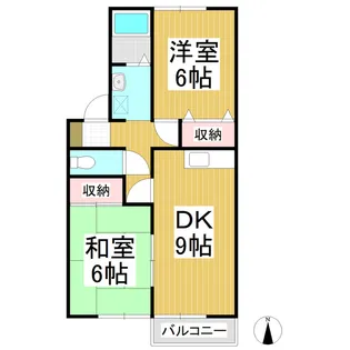 エルプラド21 B棟【2階】の間取り