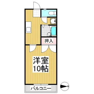 メゾン ド テルマル【203号室】の間取り