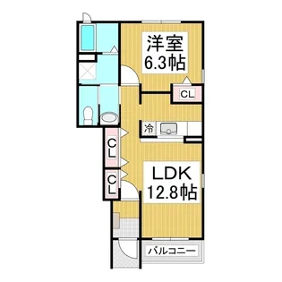 フィオーレM【1階】の間取り