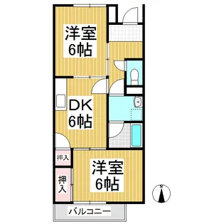 Surplus Twoマーベラス95【2階】の間取り