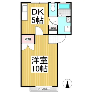 カーサブル小島田【C号室】の間取り