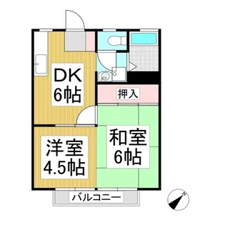 サンシティ有明【202号室】の間取り