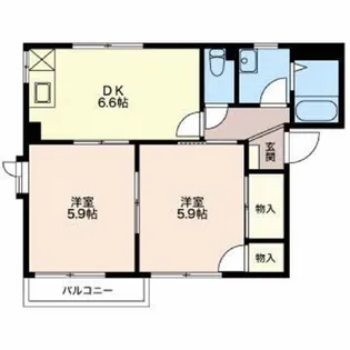 セントレージ三本柳 S棟【1階】の間取り