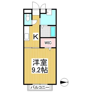 Surplus S&K【2階】の間取り