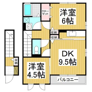 Heavenly Pers【2階】の間取り