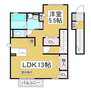 グレースコート【2階】の間取り