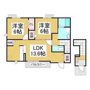 K・ビレッジⅣ【2階】の間取り
