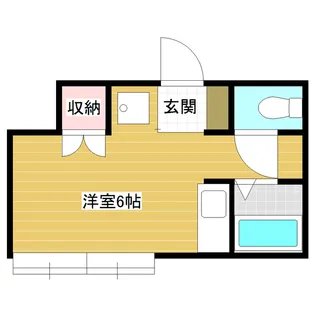 コーポ美くに【2-C号室】の間取り