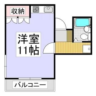 朝倉マンション【405号室】の間取り
