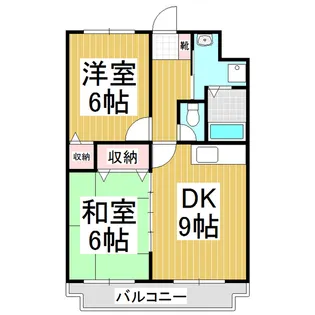 サンライズ21【105号室】の間取り