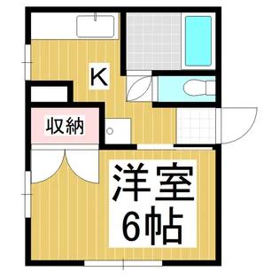 メゾン大門【208号室】の間取り