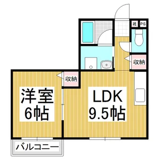 ヴァンベールMay【301号室】の間取り