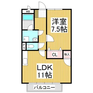 Surplus Oneサツミ【1階】の間取り