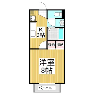 アドバンス・ジョイ・F【202号室】の間取り