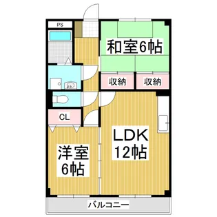 Limpia畑田【102号室】の間取り