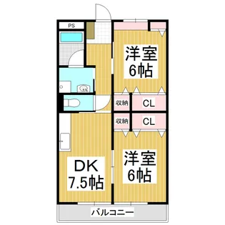 Plum Garden【2階】の間取り