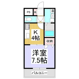 ハミングビレッジ【302号室】の間取り