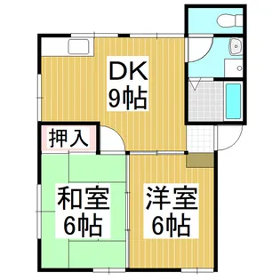 ササキハイツ【B-2号室】の間取り