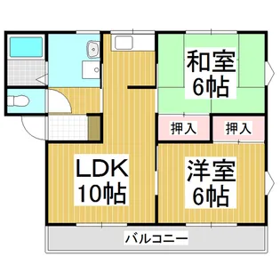 フレグランス鳴海 C【102号室】の間取り