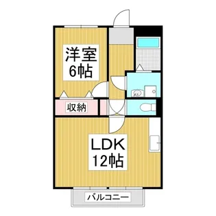 Surplus Twoサンライズ石川【1階】の間取り