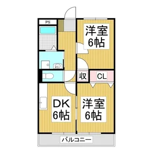 リンピアF&RⅡ【205号室】の間取り