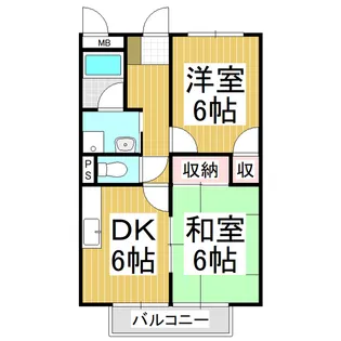 ヴィム・グロース【201号室】の間取り