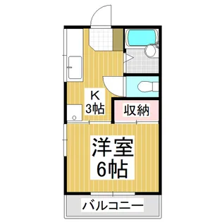 サンフラワーB【202号室】の間取り