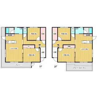 ナトゥーア西春近Ⅲ【201号室】の間取り