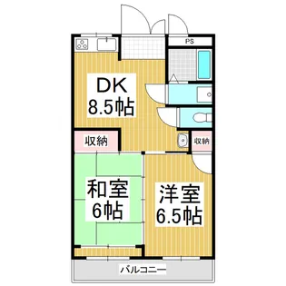 イギミハイツ【203号室】の間取り