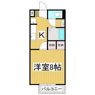 アミティエ木下【2階】の間取り