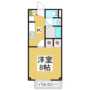 アミティエ木下【2階】の間取り