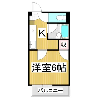 Surplus One 恵比寿【202号室】の間取り