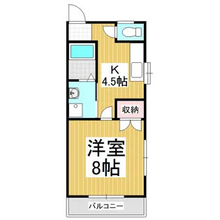 アイコーポ【201号室】の間取り