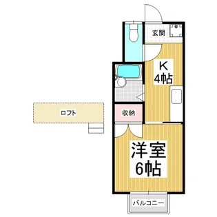 ハイツオリーブ【105号室】の間取り