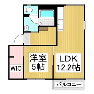 フレグランス伊澤 B【201号室】の間取り