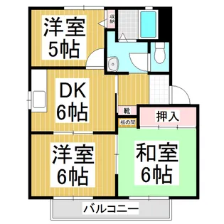 ファインパレス G【201号室】の間取り