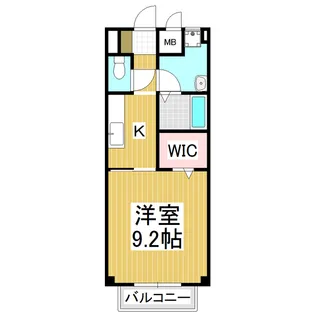 コリーヌ ヴィラージュ【2階】の間取り