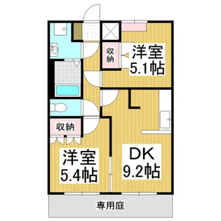 プリムローズ【102号室】の間取り