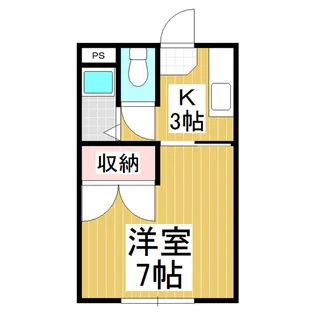 コーポまどか C【102号室】の間取り